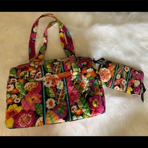 Vera Bradley Purse and Wallet in Va Va Bloom🌸🌼